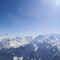 Flugwegposition um 12:50:22: Aufgenommen in der Nähe von Mittersill, Österreich in 2486 Meter